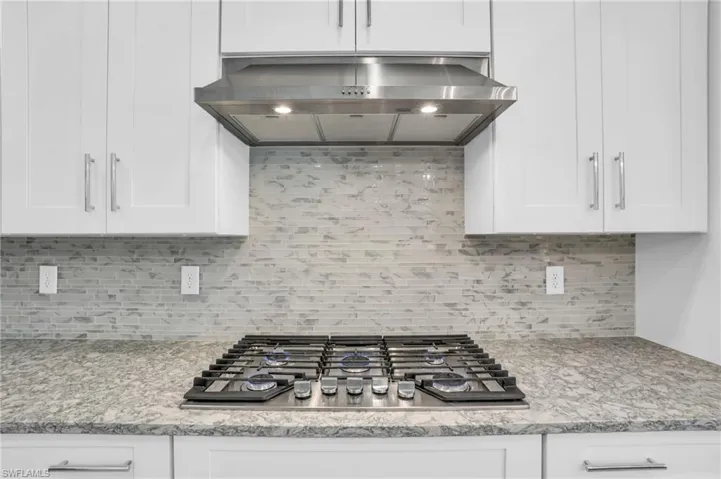 stainless steel gas stovetop