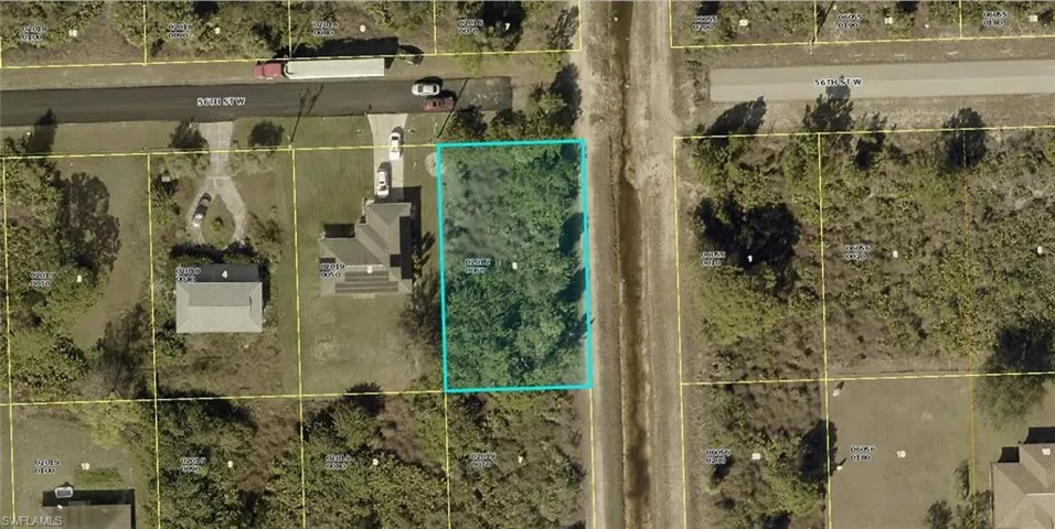 Aerial Map. Displaying the property boundaries and surrounding parcels