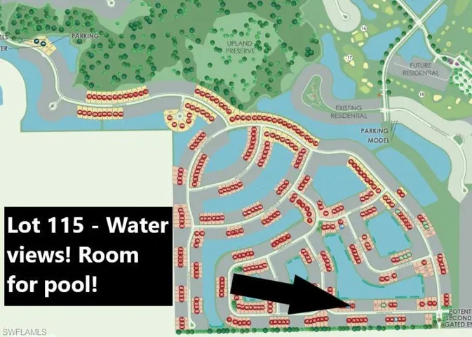 Situated on an ideal lot. Water views!