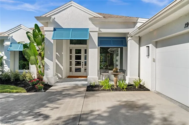 A front entry that sets the tone for the relaxed luxury inside.