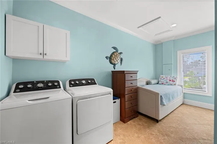 Full size Washer and Dryer.