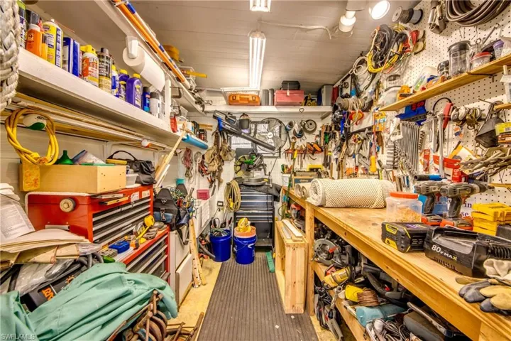 View of storage room