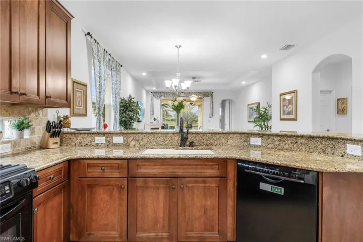 Open to living area