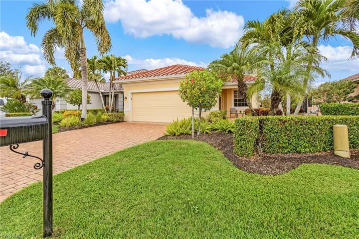 Professional landscaping and paver driveway