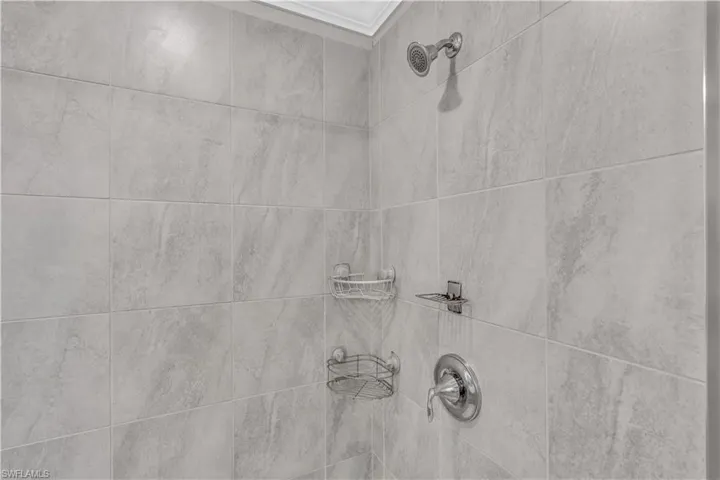 Details with tiled shower