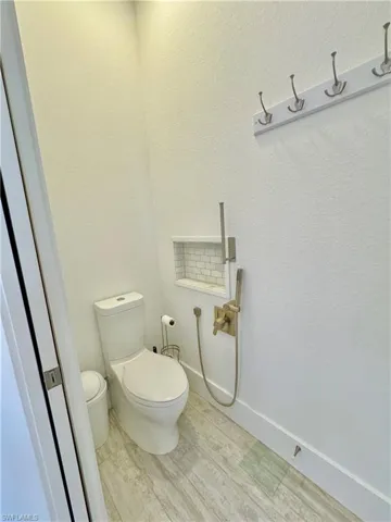Toilet room, Also has a closet inside