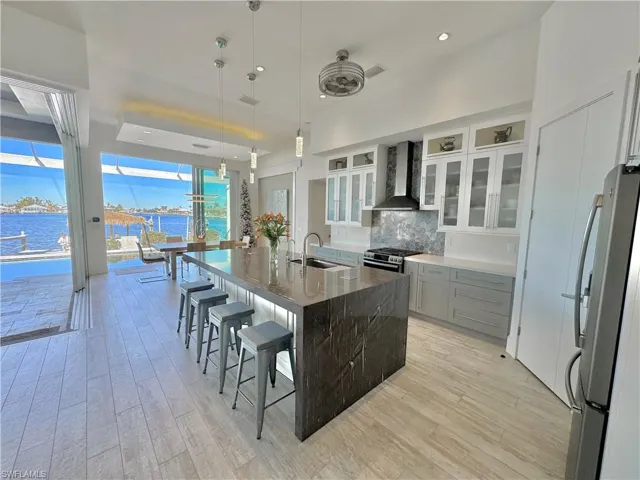 Kitchen featuring the infinity sliders