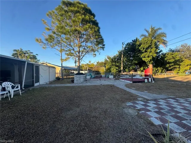 View of yard featuring a patio area