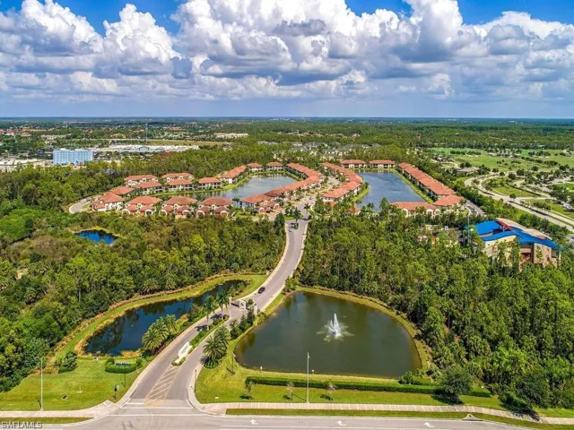 Aerial View of Community Entrance