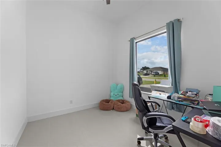 Office featuring tile floors