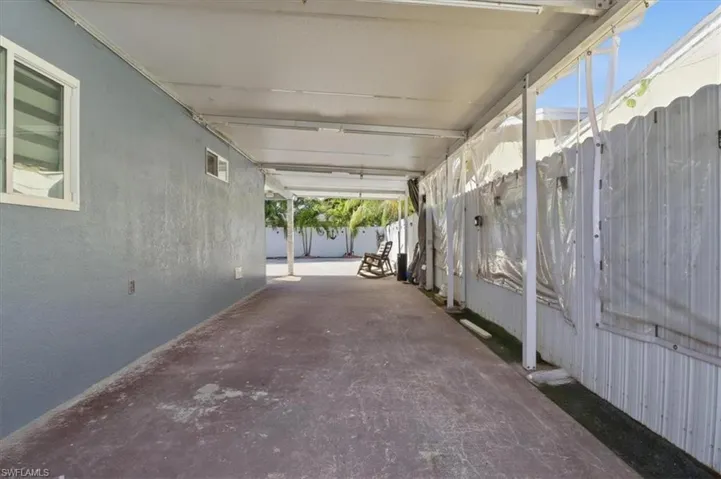 View of patio