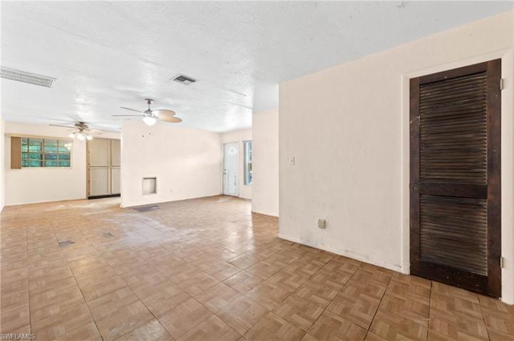 Family room and dining area