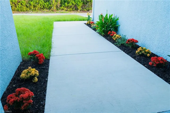 View of patio