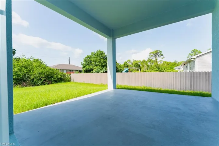 View of patio