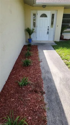 View of exterior entry