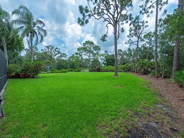 Oversized backyard