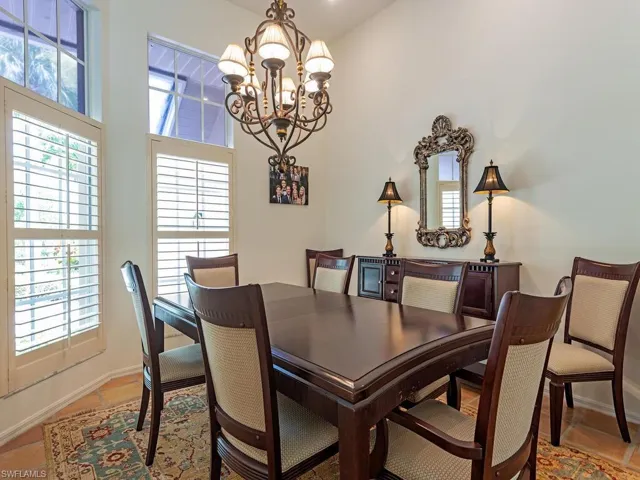 Formal dining area
