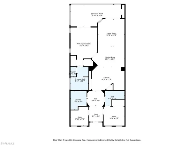View of room layout