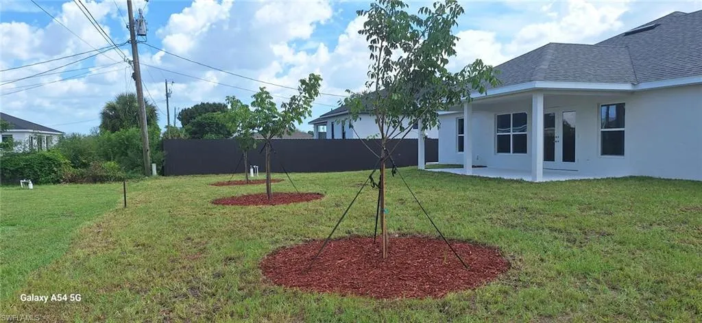 View of yard featuring a patio