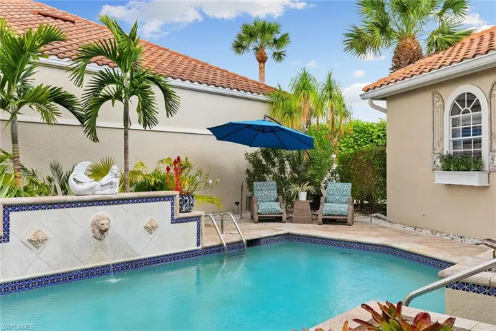 Swimming pool featuring a patio area
