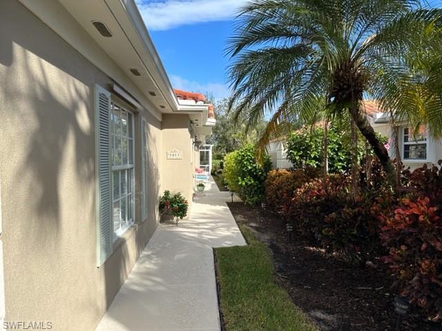 Freshly painted exterior.