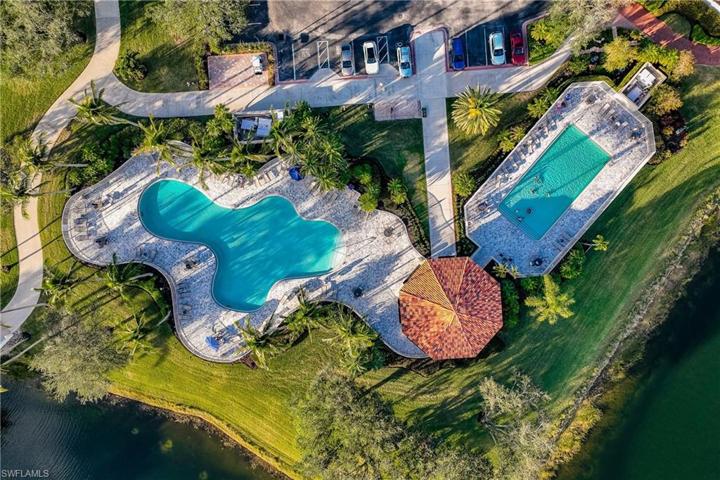 Heated resort pools.
