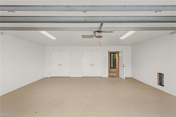 Garage with all new doors and garage opener
