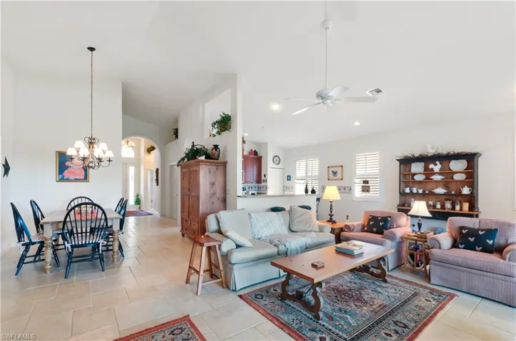 Living Room and Dining Area