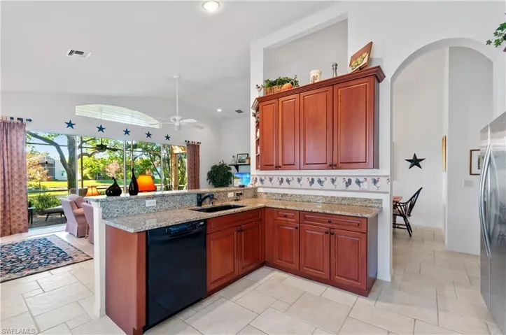 Kitchen featuring Granite Countertops