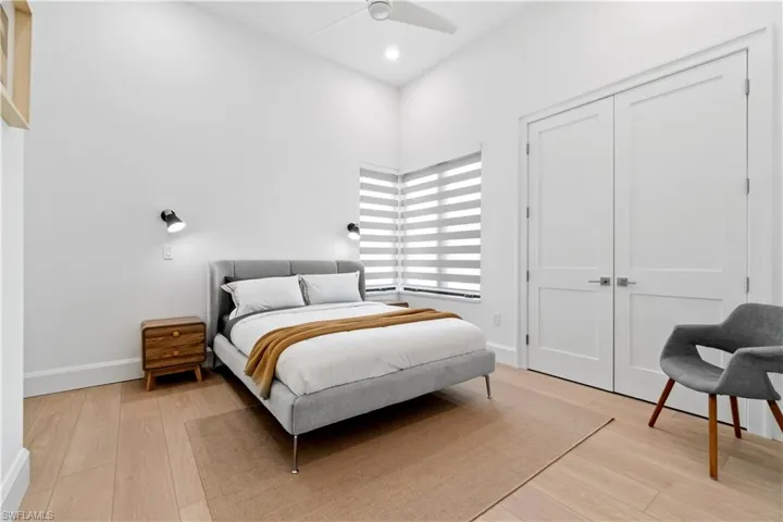 Electric shades in all bedrooms