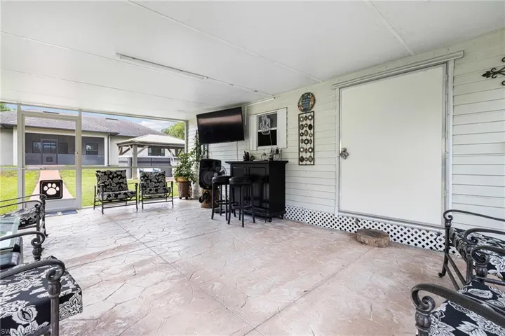 View of patio