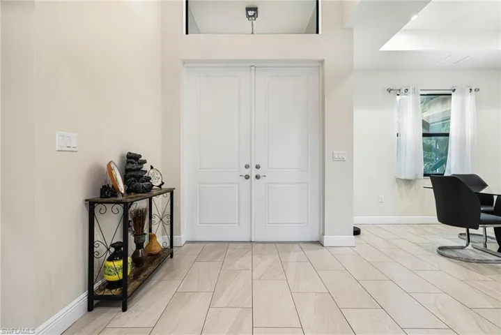 View of entrance foyer