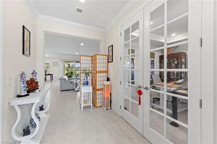Foyer looking into home