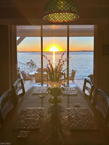 SUNRISE FROM DINING ROOM