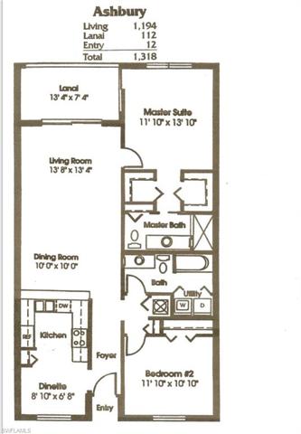 Floor Plan -Ashbury model