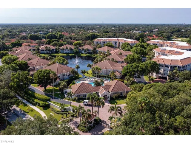 Drone / aerial view of a large body of water