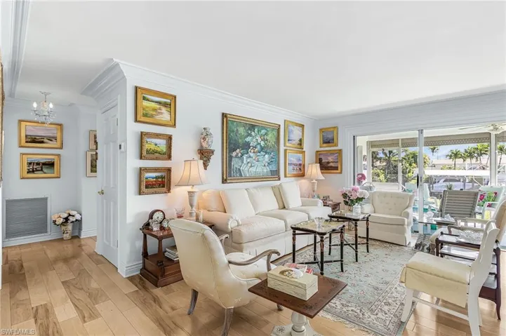 Real wood flooring throughout