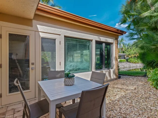 Second patio accessed from kitchen