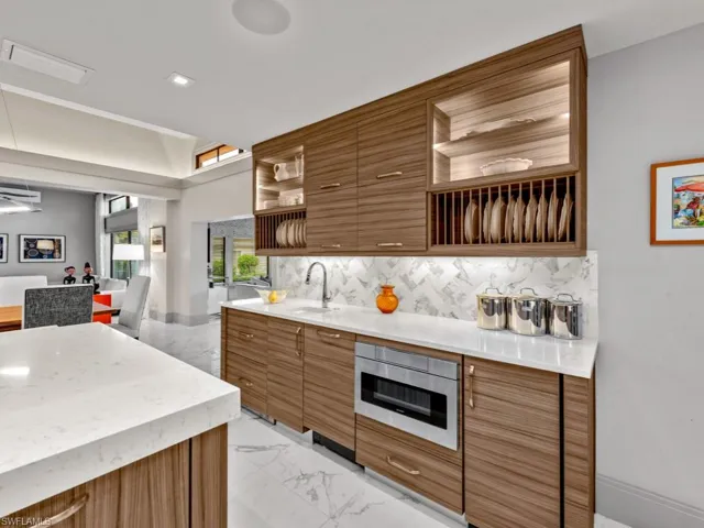 Custom panels and lighting features