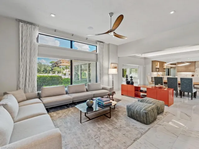 Open spaces for entertaining