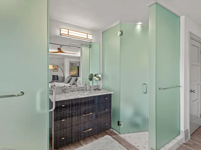 Second floor guest vanity