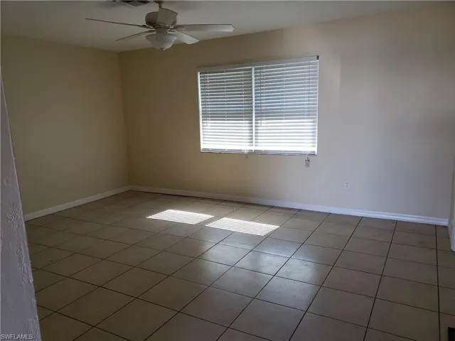 Living room from kitchen area
