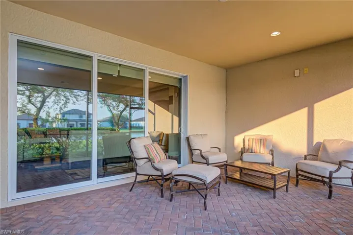 View of screened porch