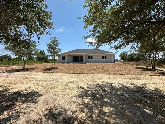 View of back of property