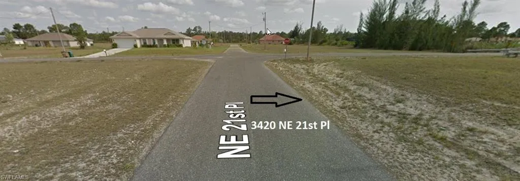 View looking down street