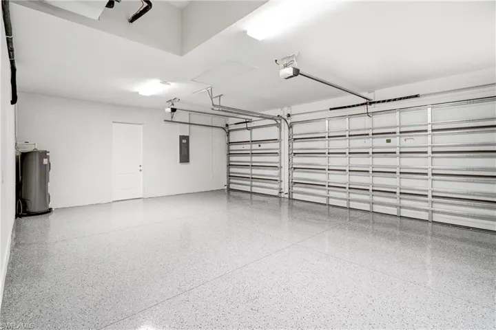 3 car garage- Expoxy flooring