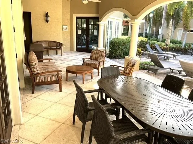 View of patio / terrace featuring french doors