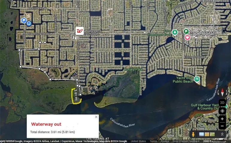 Map location