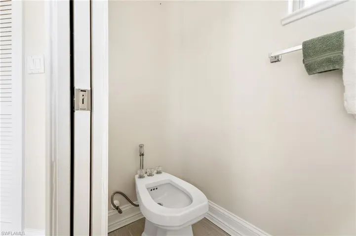 Bidet in primary en suite bathroom