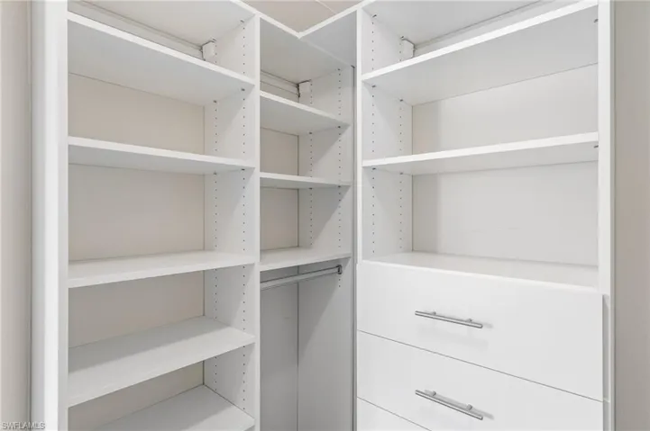 Built-in California Closet in primary suite